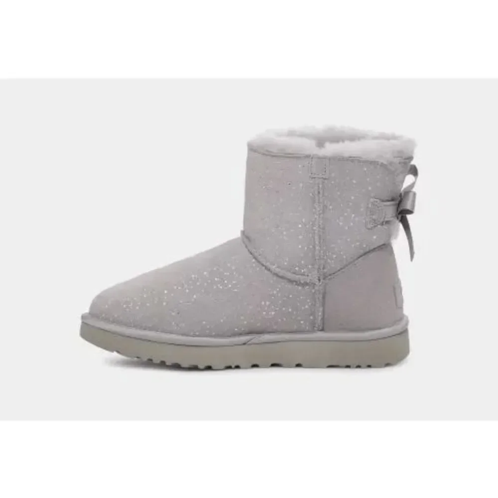 UGG Women's Mini Bailey Bow Metallic Spots - Pencil Leads 7M - Picture 3 of 7